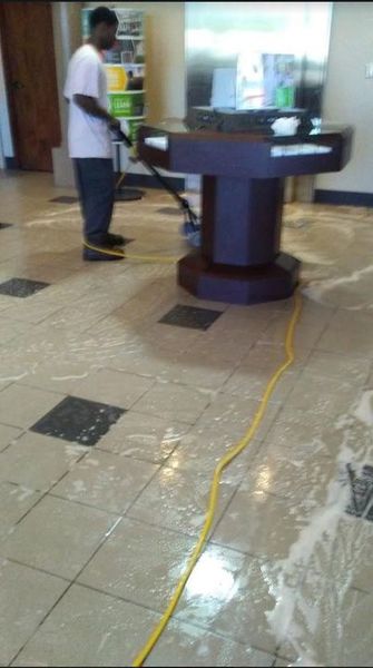 Floor cleaning by Shepherd's Cleaning LLC